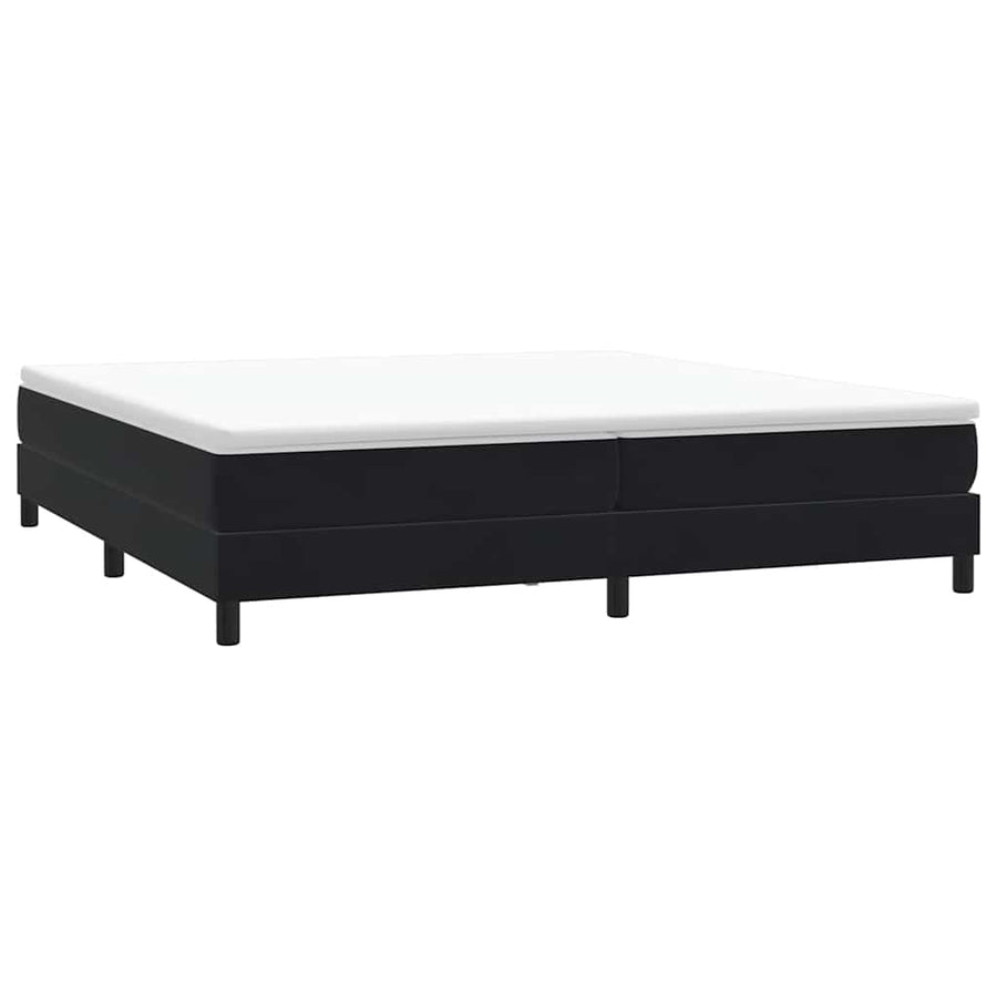 Boxspringbed zonder matras 200x210 cm fluweel zwart