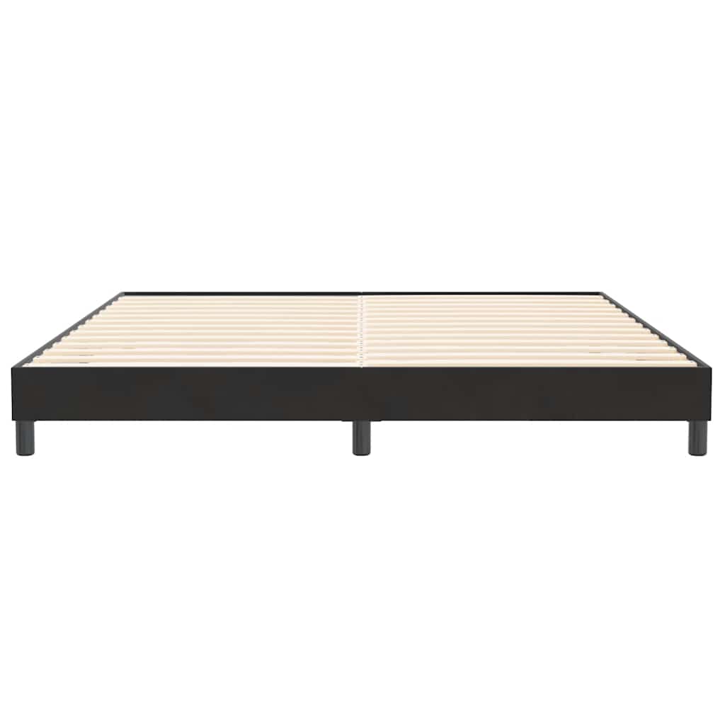 Boxspringbed zonder matras 200x210 cm fluweel zwart