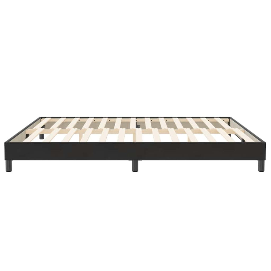 Boxspringbed zonder matras 200x210 cm fluweel zwart