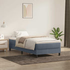 Boxspring 80x220 cm fluweel donkergrijs