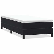 Boxspring zonder matras fluweel zwart 80x220 cm