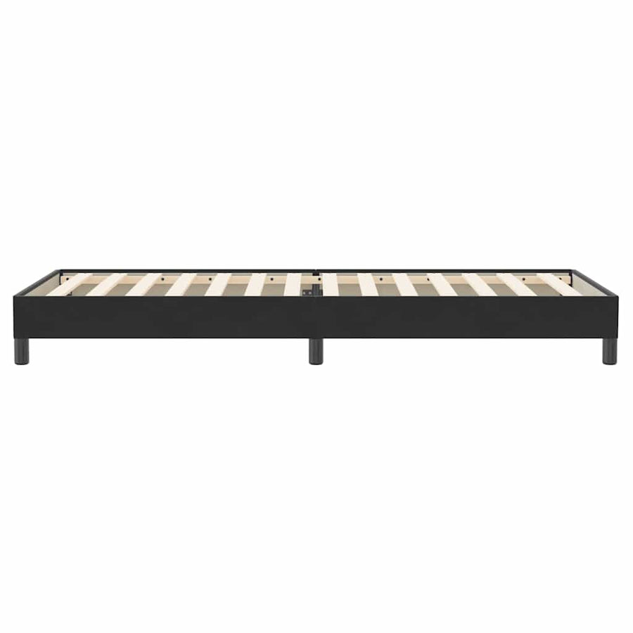 Boxspring zonder matras fluweel zwart 80x220 cm