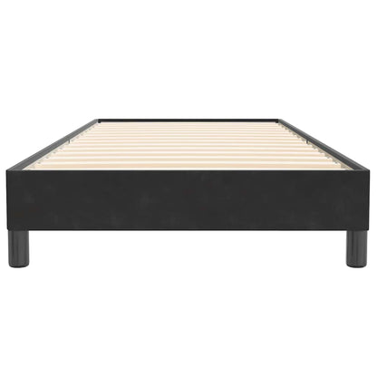 Boxspring zonder matras fluweel zwart 90x220 cm