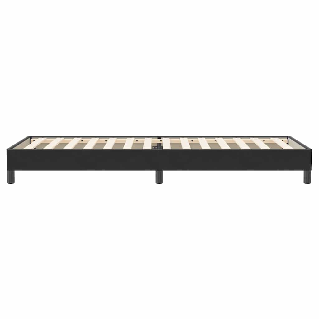 Boxspring zonder matras fluweel zwart 90x220 cm