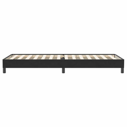 Boxspring zonder matras fluweel zwart 90x220 cm