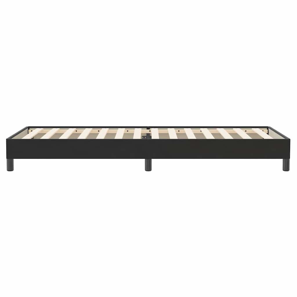 Boxspring zonder matras fluweel zwart 100x220 cm