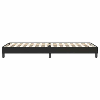 Boxspring zonder matras fluweel zwart 100x220 cm