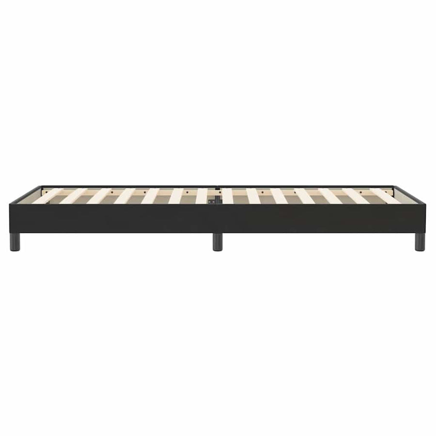 Boxspring zonder matras fluweel zwart 100x220 cm