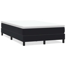 Boxspring zonder matras fluweel zwart 120x220 cm