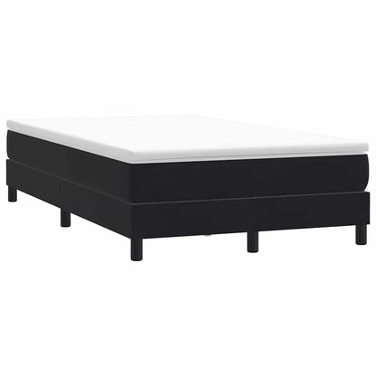 Boxspring zonder matras fluweel zwart 120x220 cm