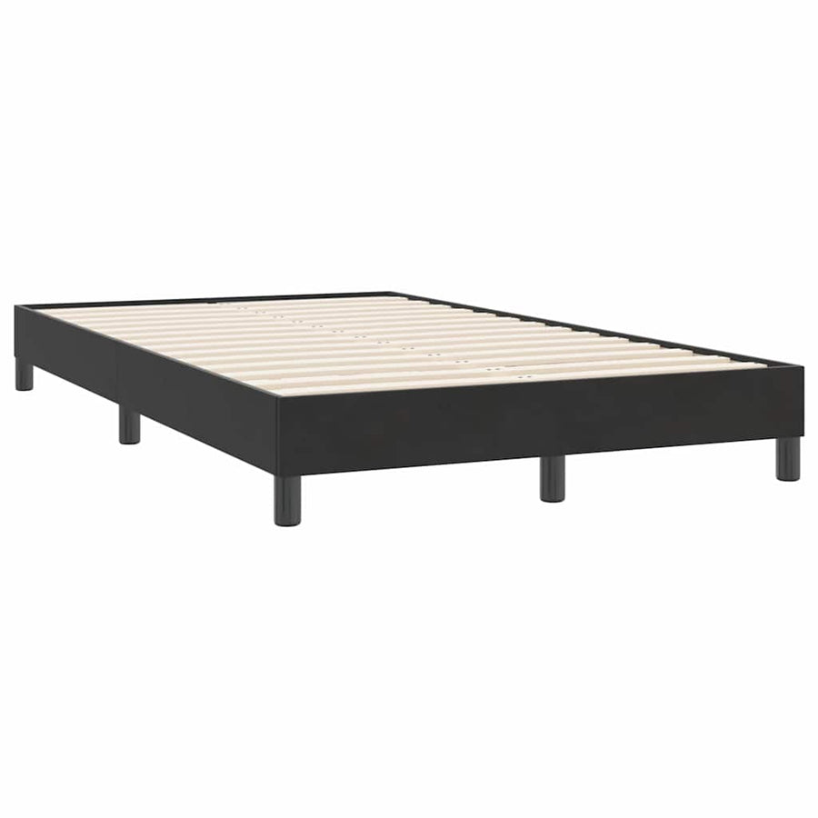 Boxspring zonder matras fluweel zwart 120x220 cm