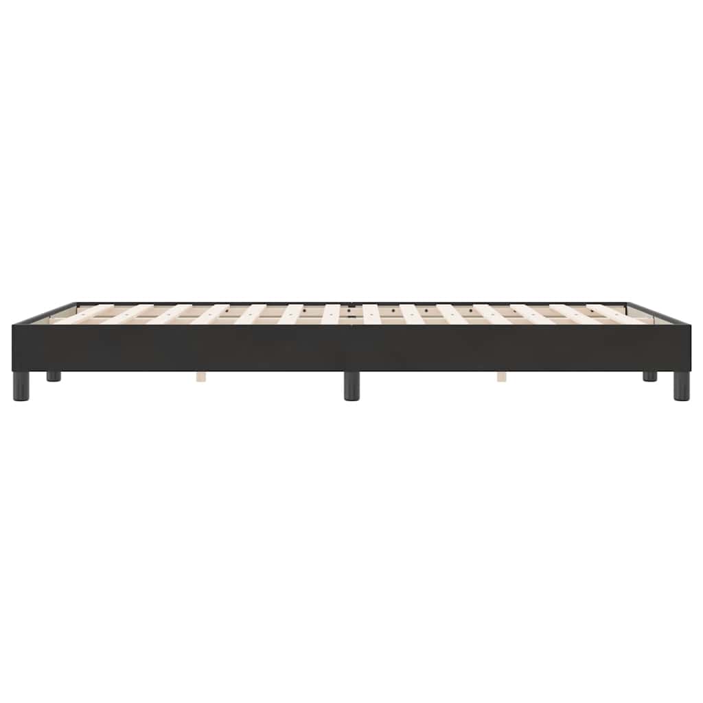 Boxspring zonder matras fluweel zwart 120x220 cm