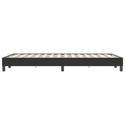 Boxspring zonder matras fluweel zwart 120x220 cm