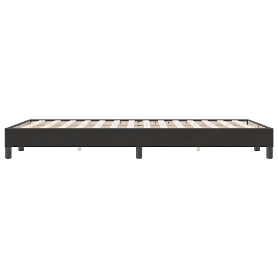 Boxspring zonder matras fluweel zwart 120x220 cm