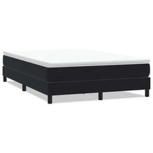 Boxspring zonder matras fluweel zwart 140x220 cm