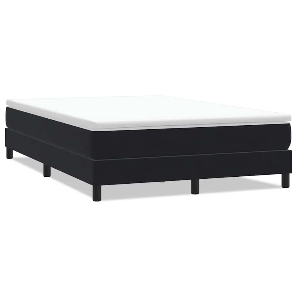 Bed boxspring zonder matras 160x220 cm fluweel zwart