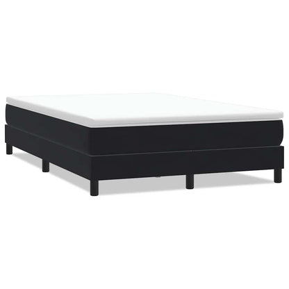 Bed boxspring zonder matras 160x220 cm fluweel zwart