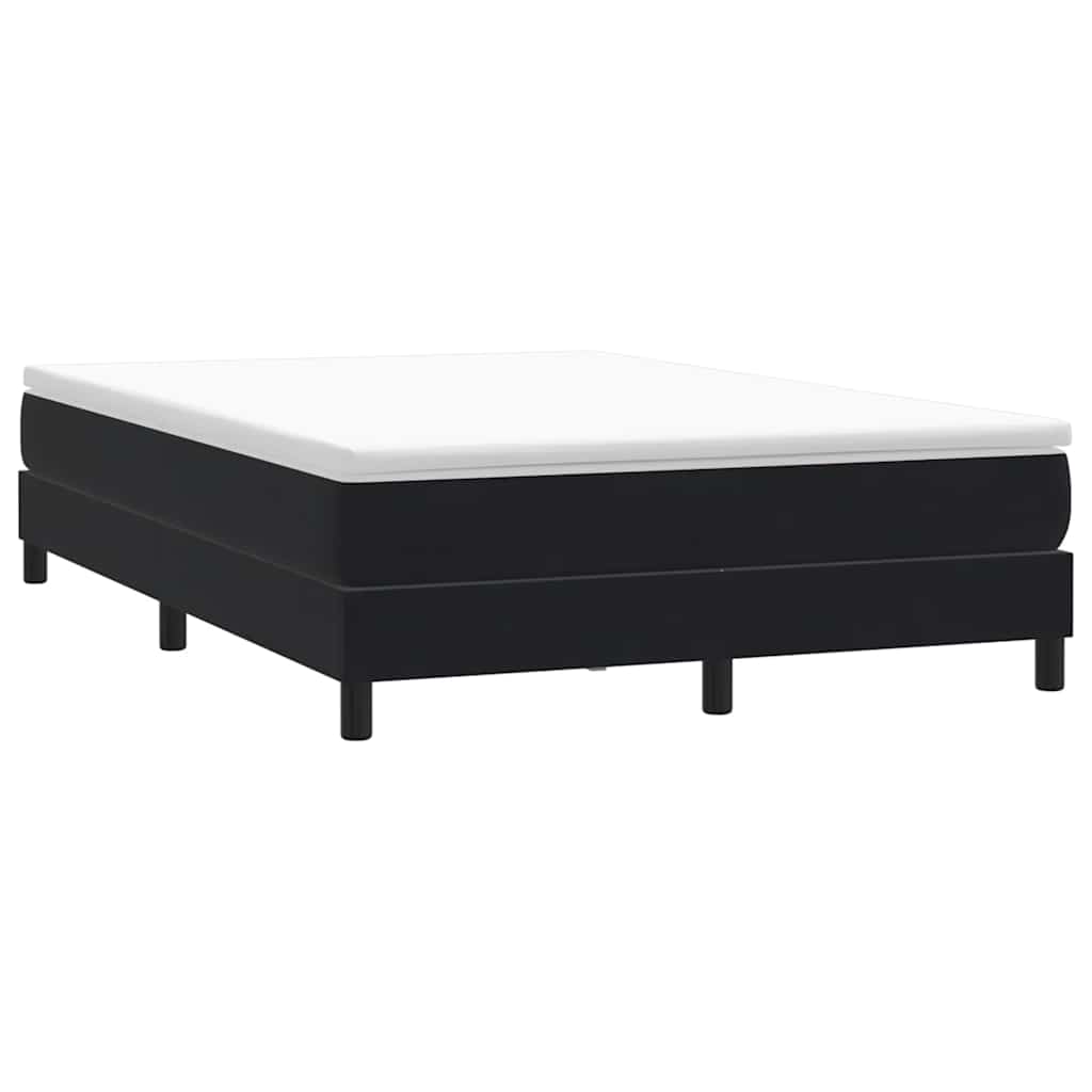 Bed boxspring zonder matras 160x220 cm fluweel zwart