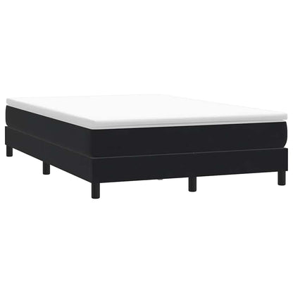 Bed boxspring zonder matras 160x220 cm fluweel zwart