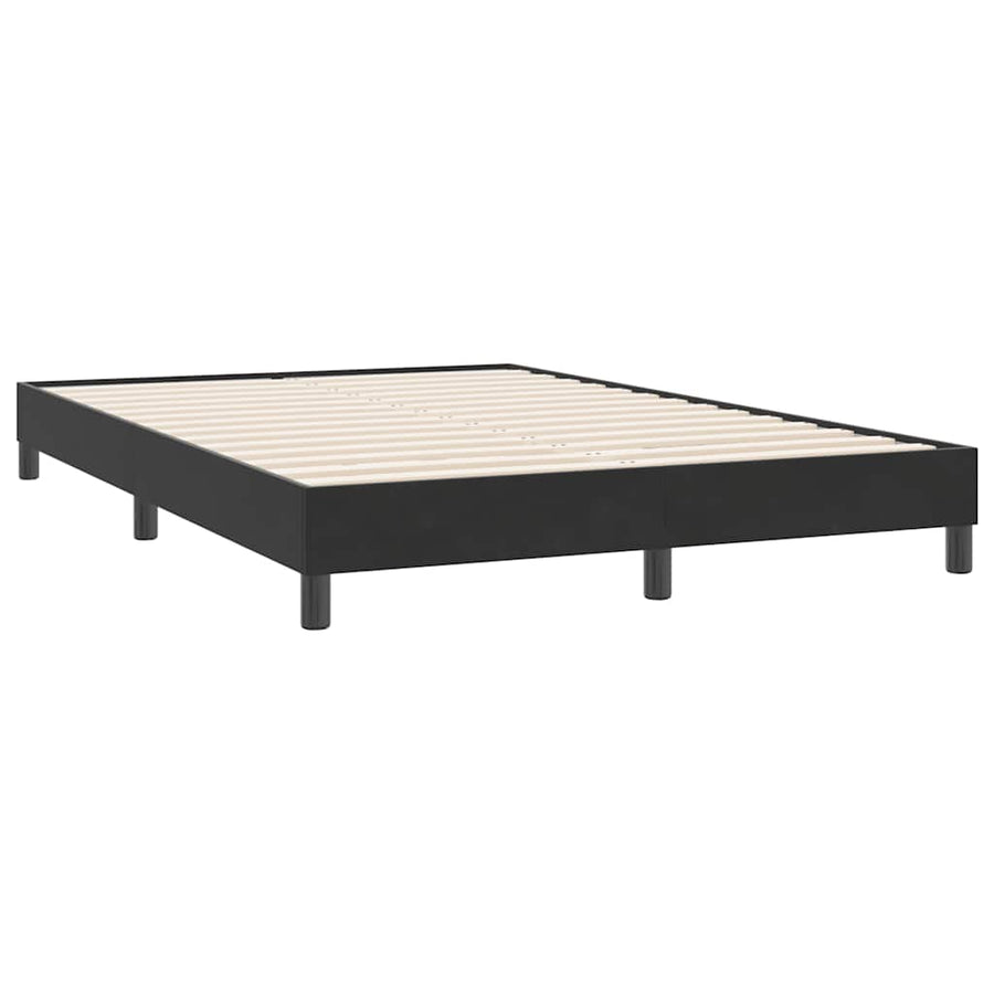 Bed boxspring zonder matras 160x220 cm fluweel zwart