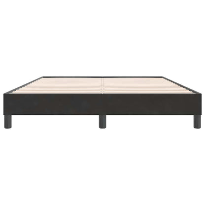 Bed boxspring zonder matras 160x220 cm fluweel zwart