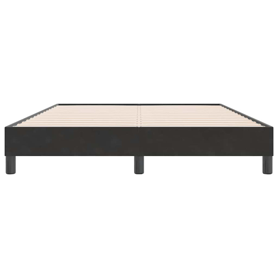 Bed boxspring zonder matras 160x220 cm fluweel zwart