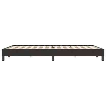 Bed boxspring zonder matras 160x220 cm fluweel zwart