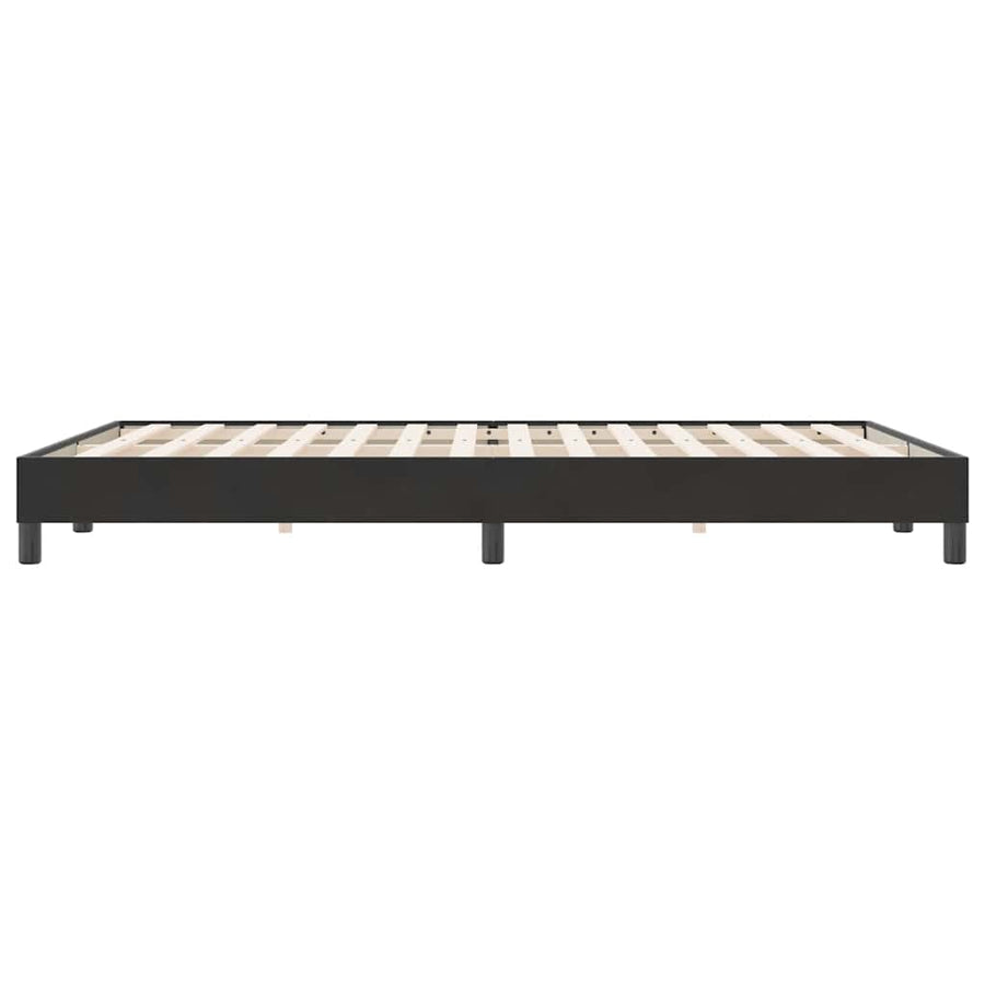 Bed boxspring zonder matras 160x220 cm fluweel zwart