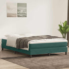 Boxspring 160x220 cm fluweel donkergroen