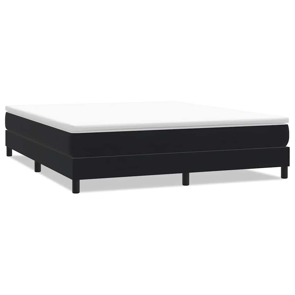 Boxspringbed zonder matras 180x220 cm fluweel zwart