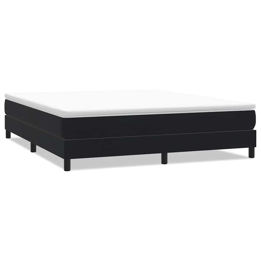 Boxspringbed zonder matras 180x220 cm fluweel zwart