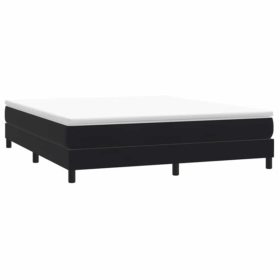 Boxspringbed zonder matras 180x220 cm fluweel zwart