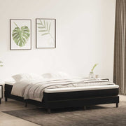 Boxspringbed 180x220 cm fluweel zwart