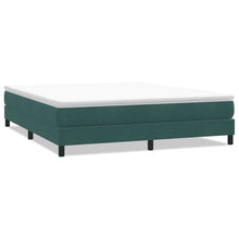 Boxspringbed zonder matras 180x220 cm fluweel donkergroen