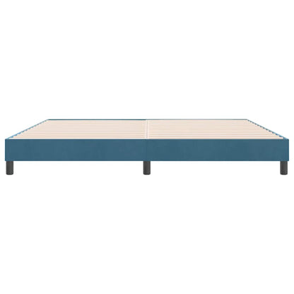Boxspringbed zonder matras 180x220 cm fluweel donkerblauw