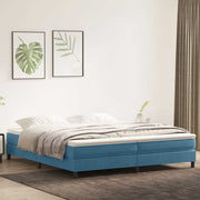 Boxspring 200x220 cm fluweel donkerblauw