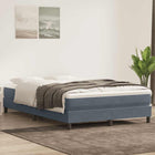 Boxspring met matras 160x210 cm donkergrijs fluweel