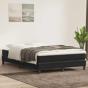 Boxspring met matras 160x210 cm zwart fluweel