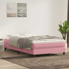 Boxspring met matras 120x220 cm roze fluweel