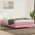 Boxspring met matras 140x220 cm roze fluweel