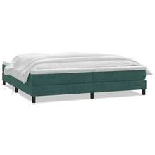 Boxspring Met Matras Fluweel Donkergroen 180 x 220 cm 25 cm