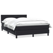 Boxspring met matras 160x210 cm zwart fluweel