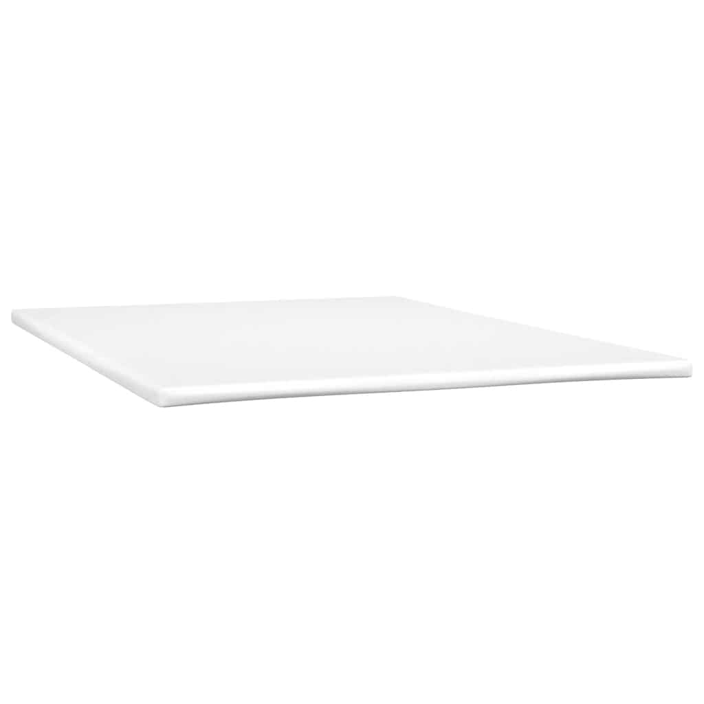 Boxspring met matras en LED fluweel roze 140x210 cm