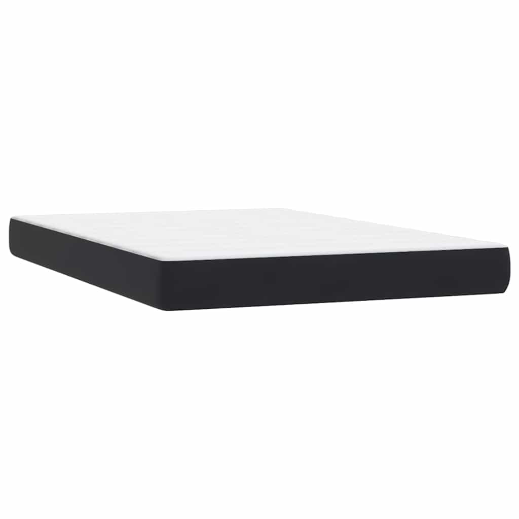 Boxspring met matras en LED fluweel zwart 160x210 cm