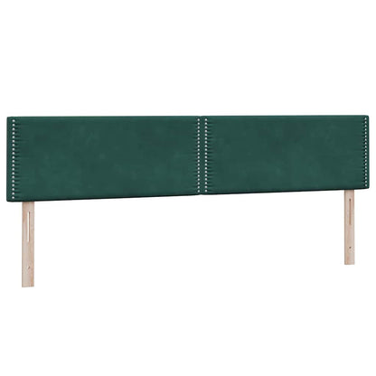 Boxspringbed met matrassen 180x220 cm fluweel donkergroen