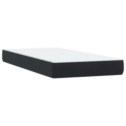 Boxspringbed met matrassen 200x220 cm fluweel zwart