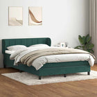 Boxspring 160x220 cm fluweel donkergroen