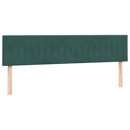 Boxspringbed met matrassen 180x220 cm fluweel donkergroen