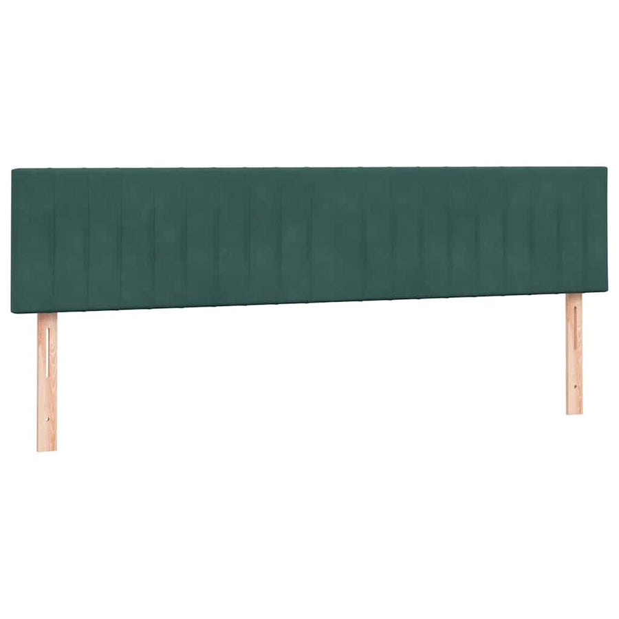 Boxspringbed met matrassen 180x220 cm fluweel donkergroen