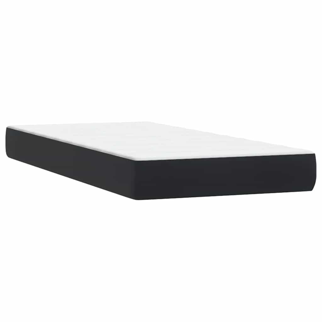 Boxspringbed met matrassen 180x220 cm fluweel zwart